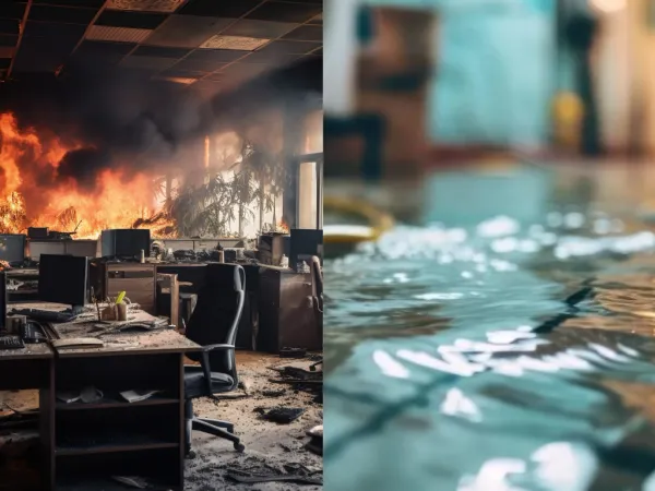 Dégât des eaux et incendie — intervention sinistre